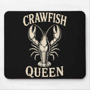 Woman crawfish boil crayfish mum seafood festival mouse pad