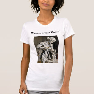 Woman, Create Thyself – Self Constructed Portrait T-Shirt