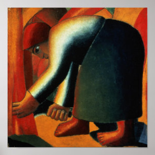 Woman Cutting, c.1900 Poster