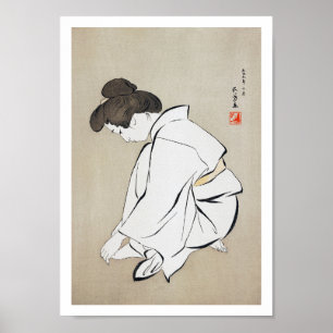 Woman Cutting Her Toenails, Goyō Hashiguchi Poster