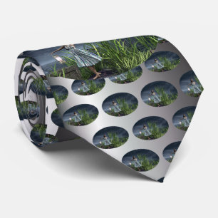 Woman Dancing by the Sea Tie