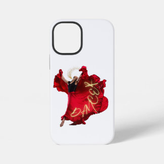 Woman dancing in a red dress iPhone 12 mini case