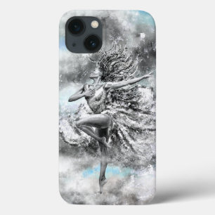 Woman Dancing in the Clouds - Feeling Painting iPhone 13 Case