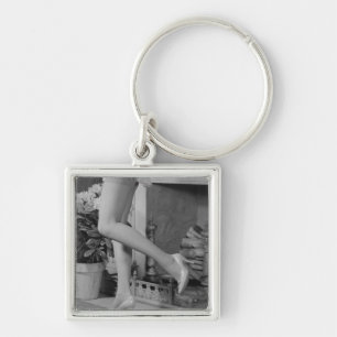 Woman Dancing Key Ring