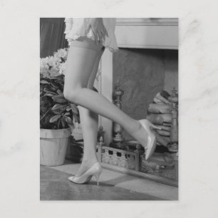 Woman Dancing Postcard