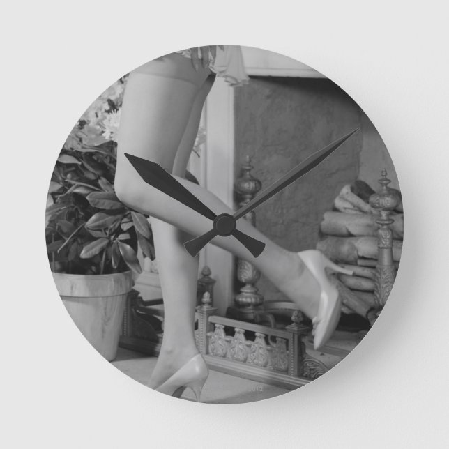 Woman Dancing Round Clock (Front)