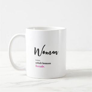 Woman Definition Funny Coworker Birthday Coffee Mug