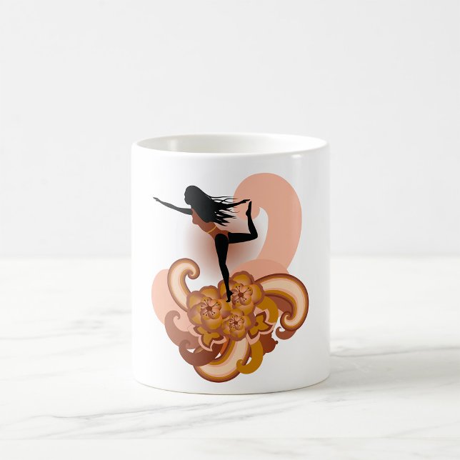 Woman Doing Yoga Coffee Mug (Creator Uploaded)