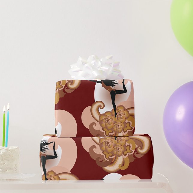 Woman Doing Yoga Wrapping Paper (Creator Uploaded)