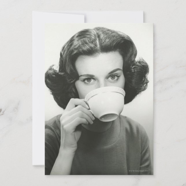 Woman Drinking (Front)