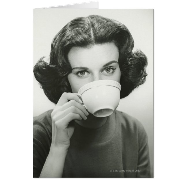 Woman Drinking (Front)