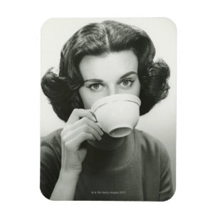Woman Drinking Magnet