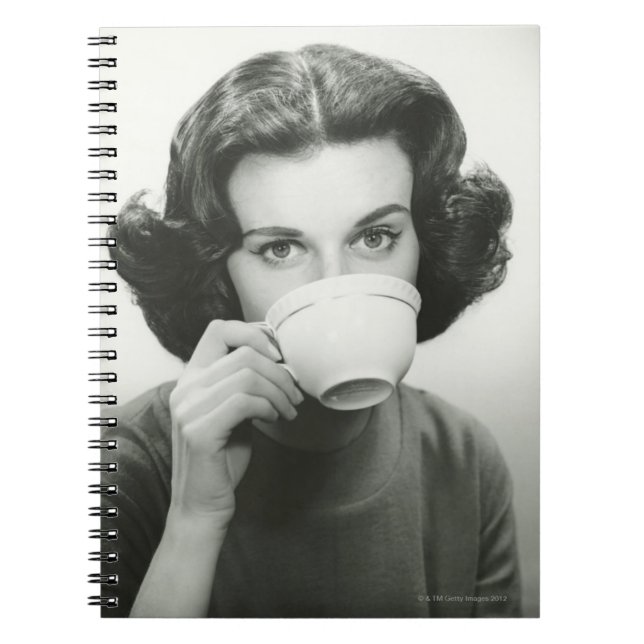 Woman Drinking Notebook (Front)
