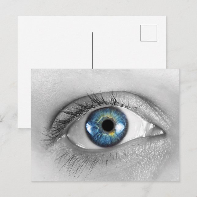 Woman eye postcard (Front/Back)
