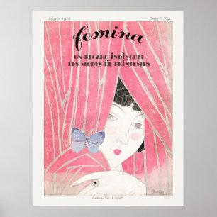 Woman Fashion Magazine Poster