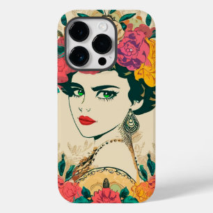 Woman flower Case-Mate iPhone 14 pro case