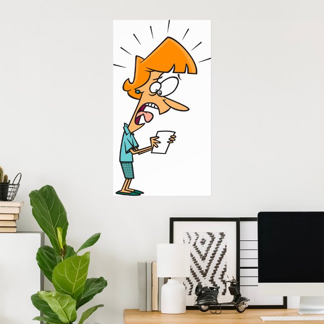 Woman Freaking Out Screaming Poster (Creator Uploaded)