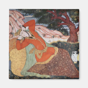 Woman from the Court of Shah Abbas I, 1585-1627 Magnet