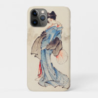 Woman Full-Length Portrait by Katsushika Hokusai