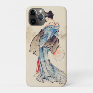 Woman Full-Length Portrait by Katsushika Hokusai iPhone 11 Pro Case