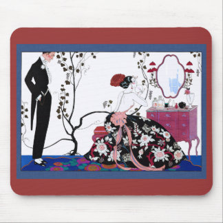 Woman Getting Ready for a Party Mouse Pad