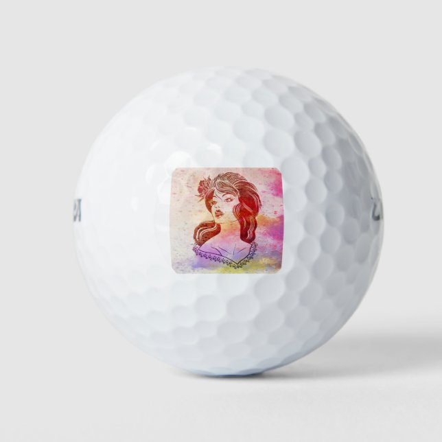 Woman Golf Balls (Front)