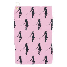 Woman Golfer Silhouette