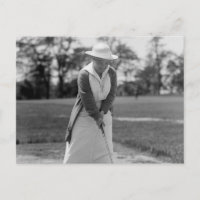 Woman Golfing, Vintage 1910s