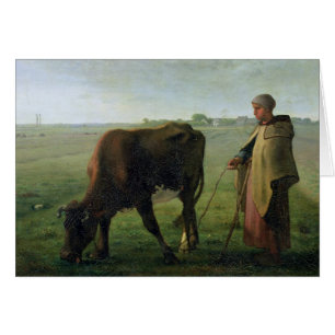 Woman Grazing her Cow, 1858