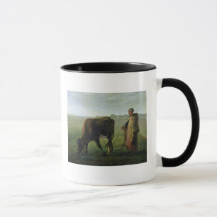 Woman Grazing her Cow, 1858 Mug