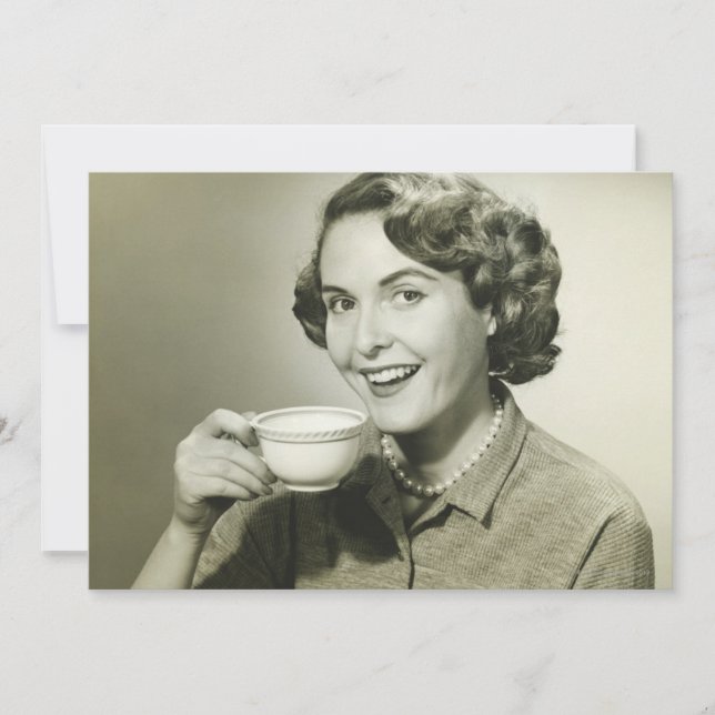 Woman Holding Cups (Front)