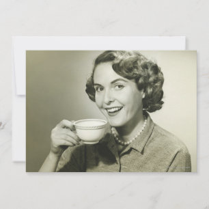 Woman Holding Cups
