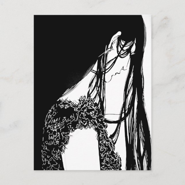 Woman Illustration part 1 Postcard (Front)