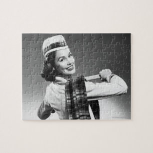 Woman in a Cap Jigsaw Puzzle