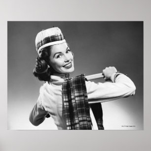 Woman in a Cap Poster