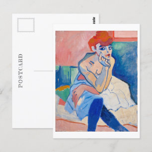 Woman in a Chemise Andre Derain Postcard