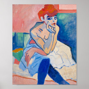 Woman in a Chemise Andre Derain Poster