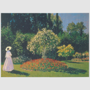 Woman in a Garden, Monet Tissue Paper