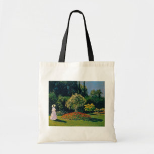 Woman in a Garden, Monet Tote Bag
