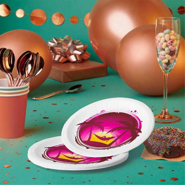 Woman In A Hammock Paper Plate (Creator Uploaded)