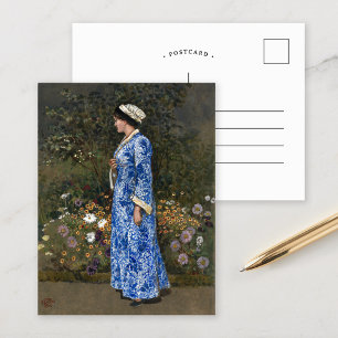 Woman in a Kimono Walter Crane Postcard