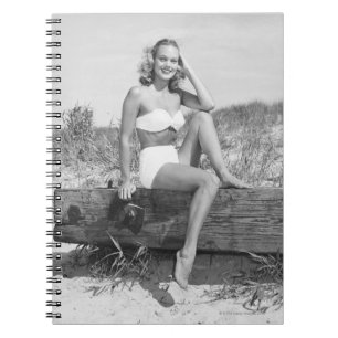 Woman in Bikini Notebook