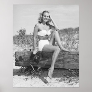 Woman in Bikini Poster