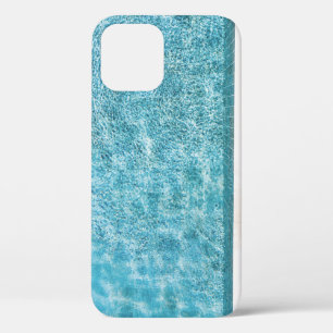 Woman in black bikini bottom and white sun hat sta iPhone 12 case