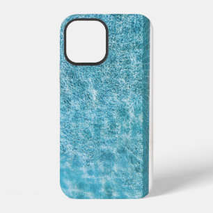 Woman in black bikini bottom and white sun hat sta iPhone 12 case