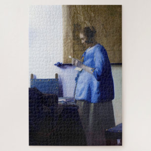 Woman in Blue, Johannes Vermeer Jigsaw Puzzle