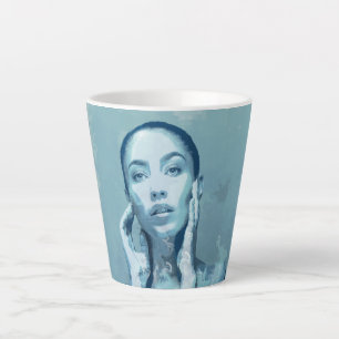 "Woman in Blue" Latte Mug