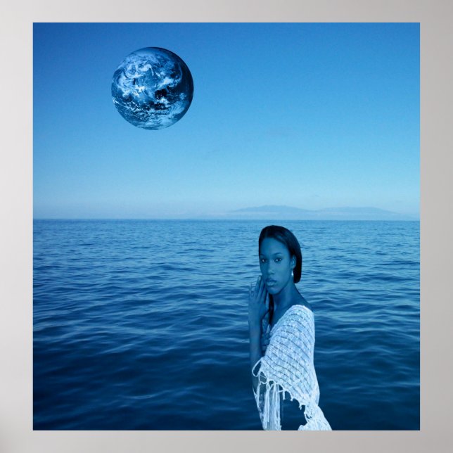 Woman in Blue Poster (Front)