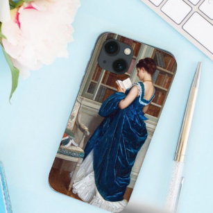 Woman in Blue, reading a Book Case-Mate iPhone 13 iPhone 13 Case