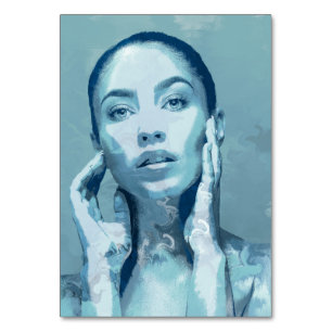 "Woman in Blue" Table Number